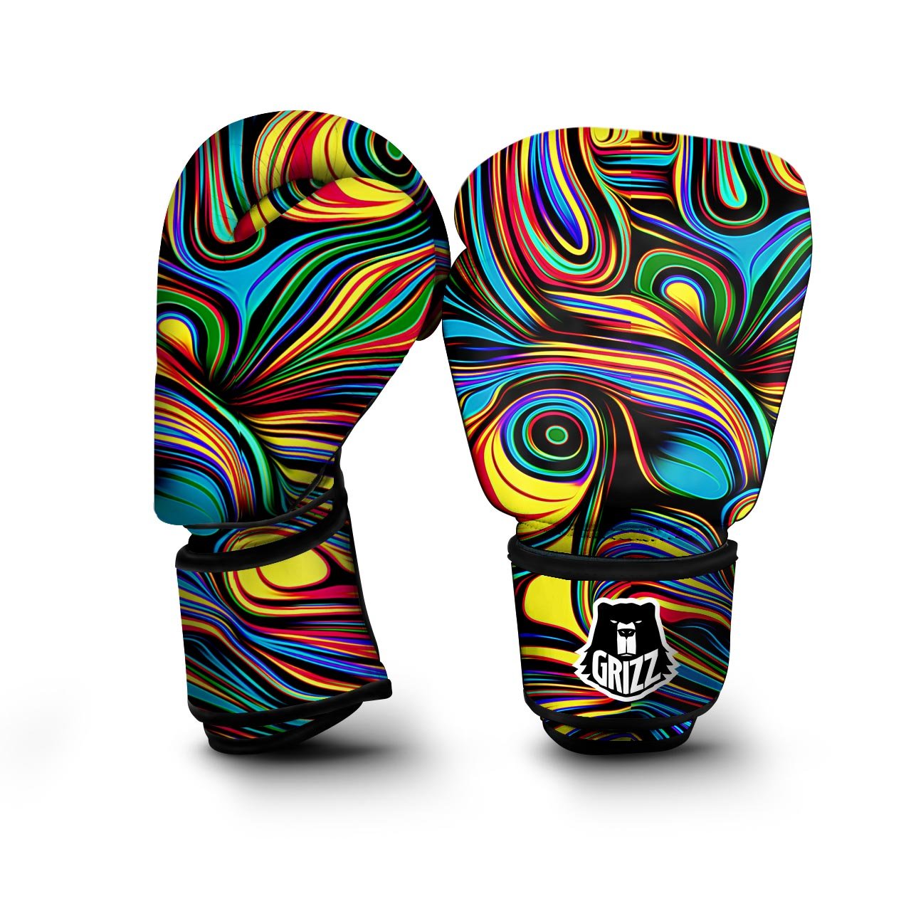 Abstract Wavy Boxing Gloves-grizzshop