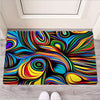 Abstract Wavy Door Mat-grizzshop