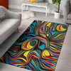 Abstract Wavy Floor Mat-grizzshop