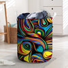 Abstract Wavy Laundry Basket-grizzshop