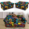 Abstract Wavy Loveseat Cover-grizzshop