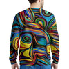 Abstract Wavy Men's Sweatshirt-grizzshop