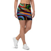 Abstract Wavy Mini Skirt-grizzshop