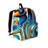 Abstract Wavy Psychedelic Backpack-grizzshop