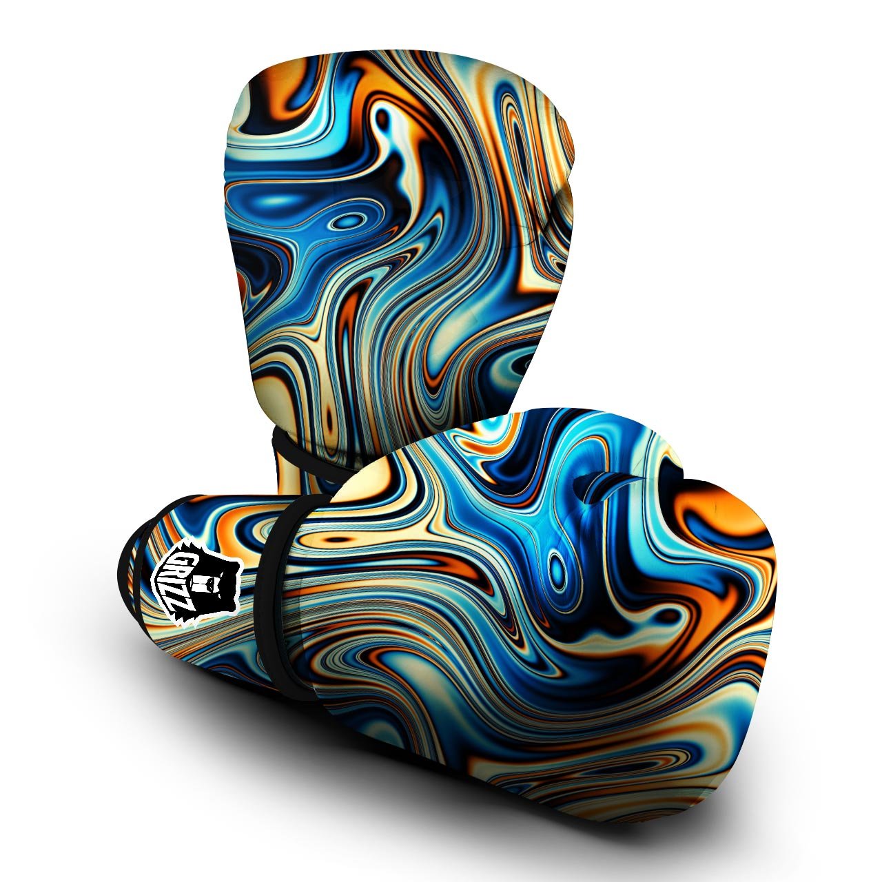 Abstract Wavy Psychedelic Boxing Gloves-grizzshop