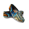 Abstract Wavy Psychedelic Canvas Shoes-grizzshop