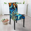 Abstract Wavy Psychedelic Chair Cover-grizzshop