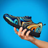 Abstract Wavy Psychedelic Men's Sneakers-grizzshop