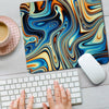 Abstract Wavy Psychedelic Mouse Pad-grizzshop