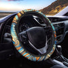 Abstract Wavy Psychedelic Steering Wheel Cover-grizzshop