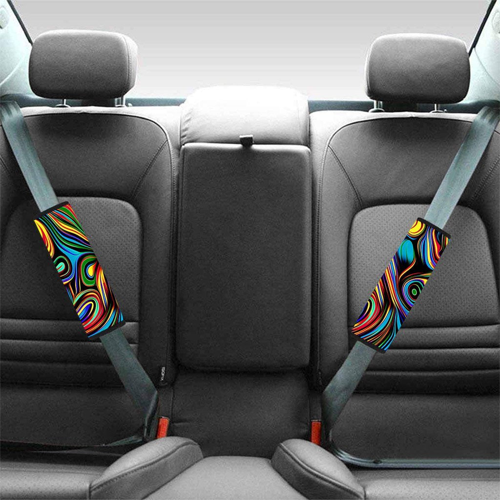 Abstract Wavy Seat Belt Cover-grizzshop