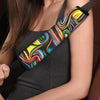 Abstract Wavy Seat Belt Cover-grizzshop