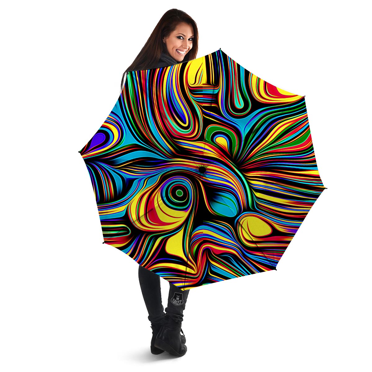 Abstract Wavy Umbrella-grizzshop