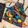 Abstract Wavy Women's Apron-grizzshop