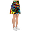 Abstract Wavy Women's Skirt-grizzshop