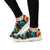 Abstract Wavy Women's Sneakers-grizzshop