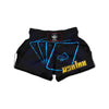 Ace Card Blue Print Muay Thai Boxing Shorts-grizzshop