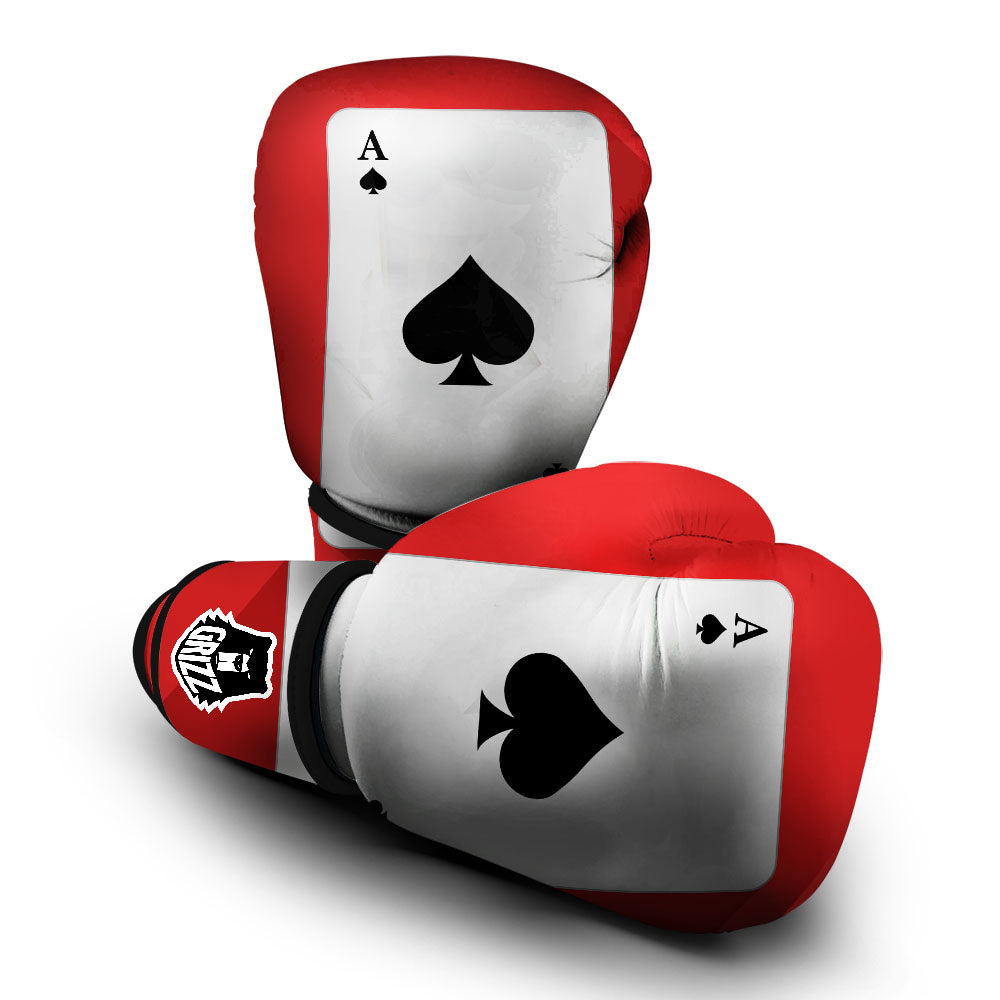 Ace Cards Print Boxing Gloves-grizzshop