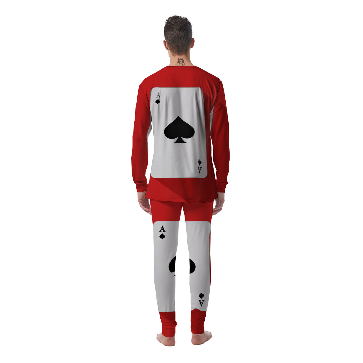 Ace Cards Print Men's Pajamas-grizzshop