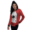 Ace Cards Print Women's Bomber Jacket-grizzshop