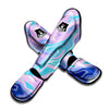 Acid Melt Blue And Pink Print Muay Thai Shin Guards-grizzshop