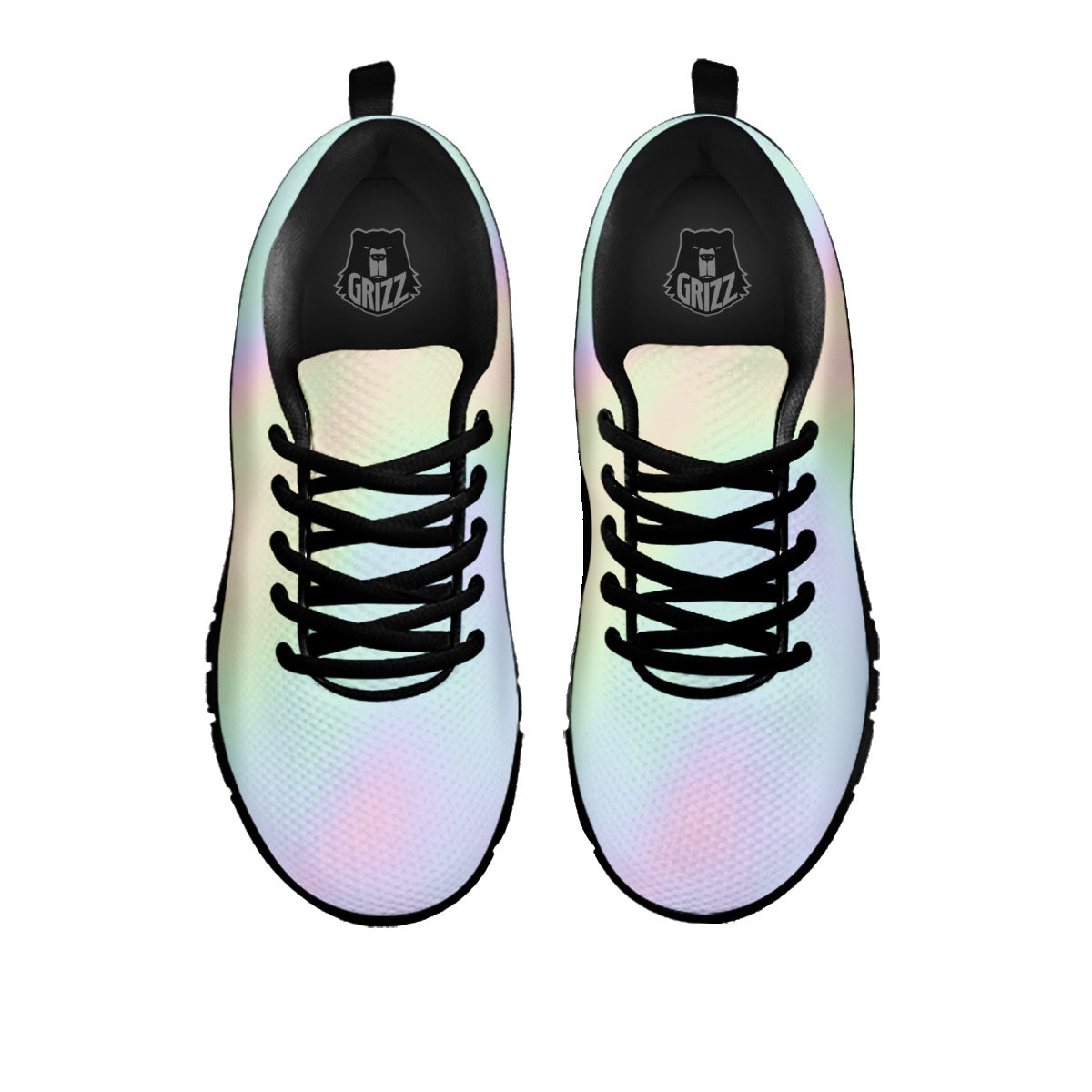 Acid Melt Pastel Print Black Sneaker-grizzshop