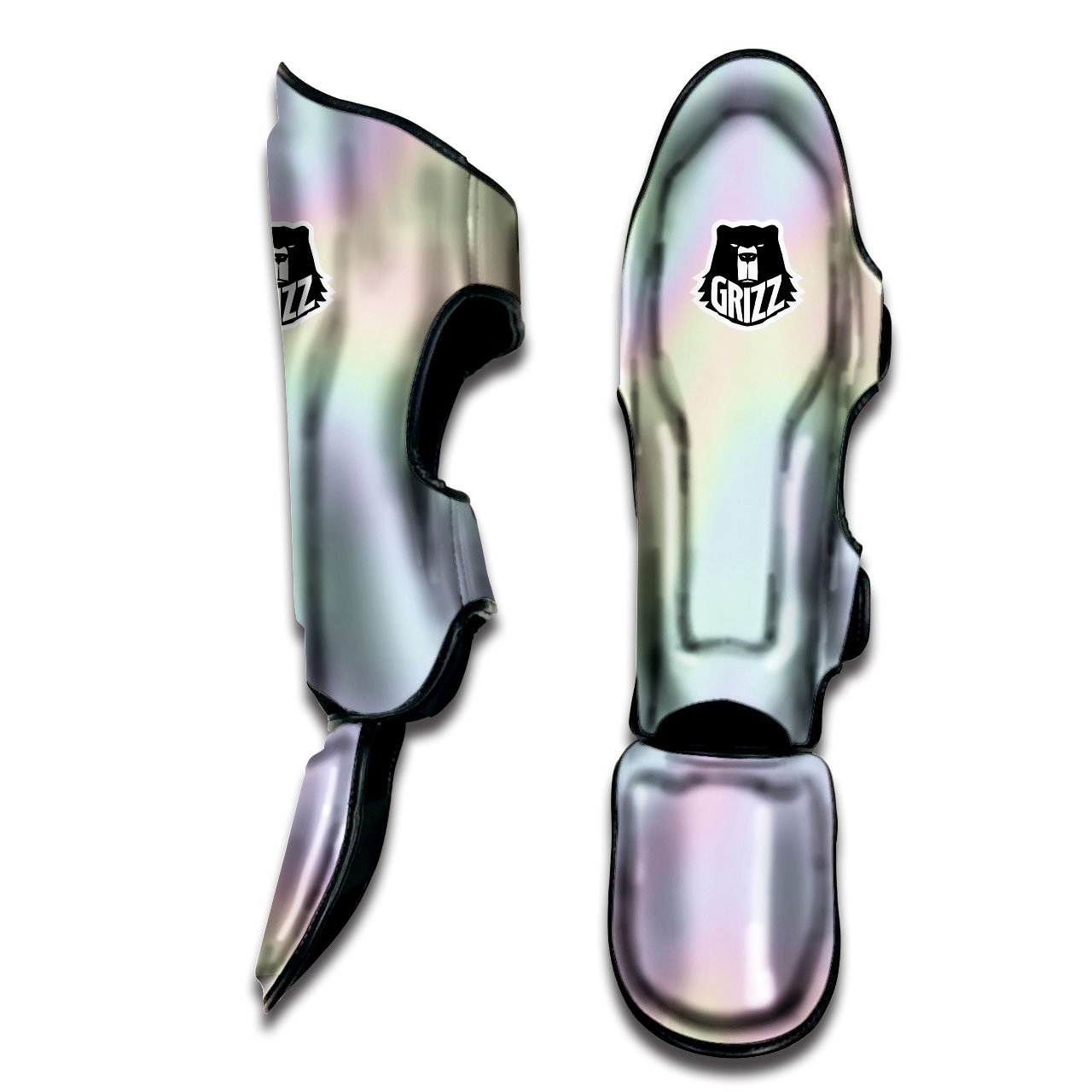 Acid Melt Pastel Print Muay Thai Shin Guards-grizzshop