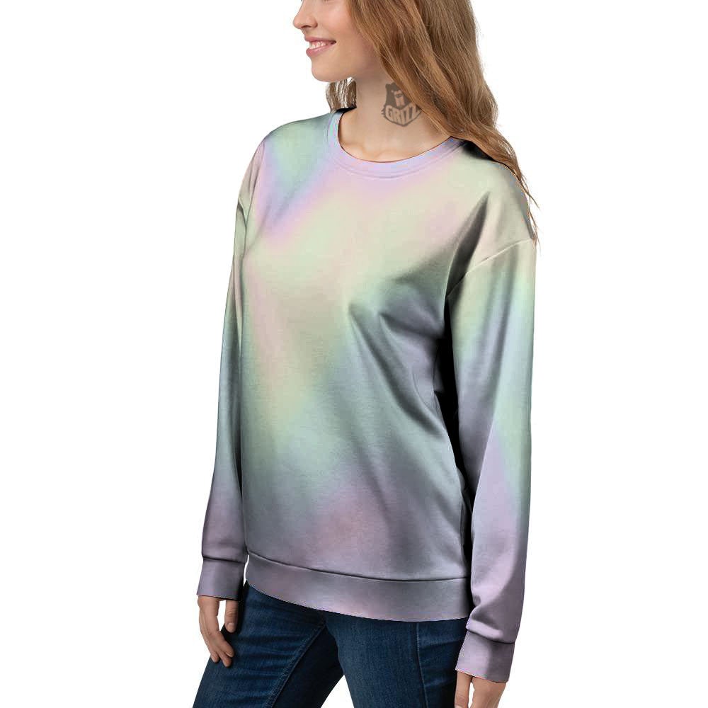 Acid Melt Pastel Print Women's Sweatshirt-grizzshop