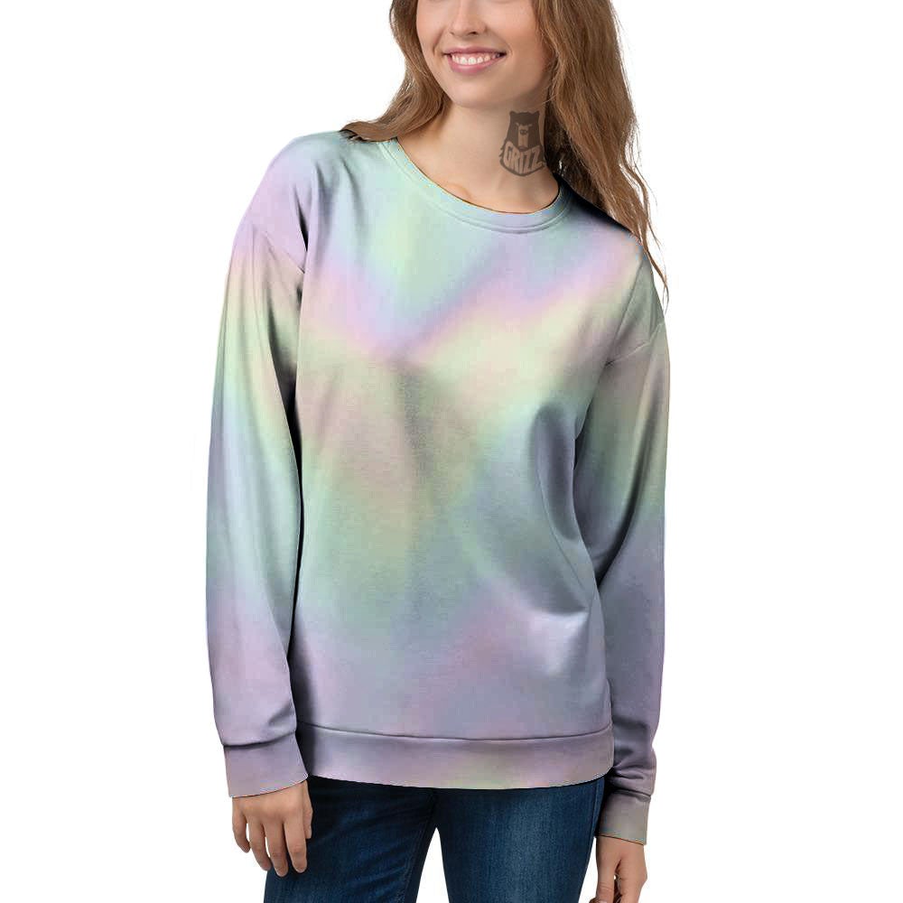 Acid Melt Pastel Print Women's Sweatshirt-grizzshop