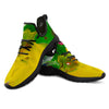 Acid Melt Yellow And Green Print Black Athletic Shoes-grizzshop