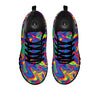 Acid Psychedelic Print Pattern Black Sneaker-grizzshop