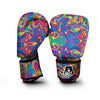 Acid Psychedelic Print Pattern Boxing Gloves-grizzshop