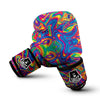 Acid Psychedelic Print Pattern Boxing Gloves-grizzshop