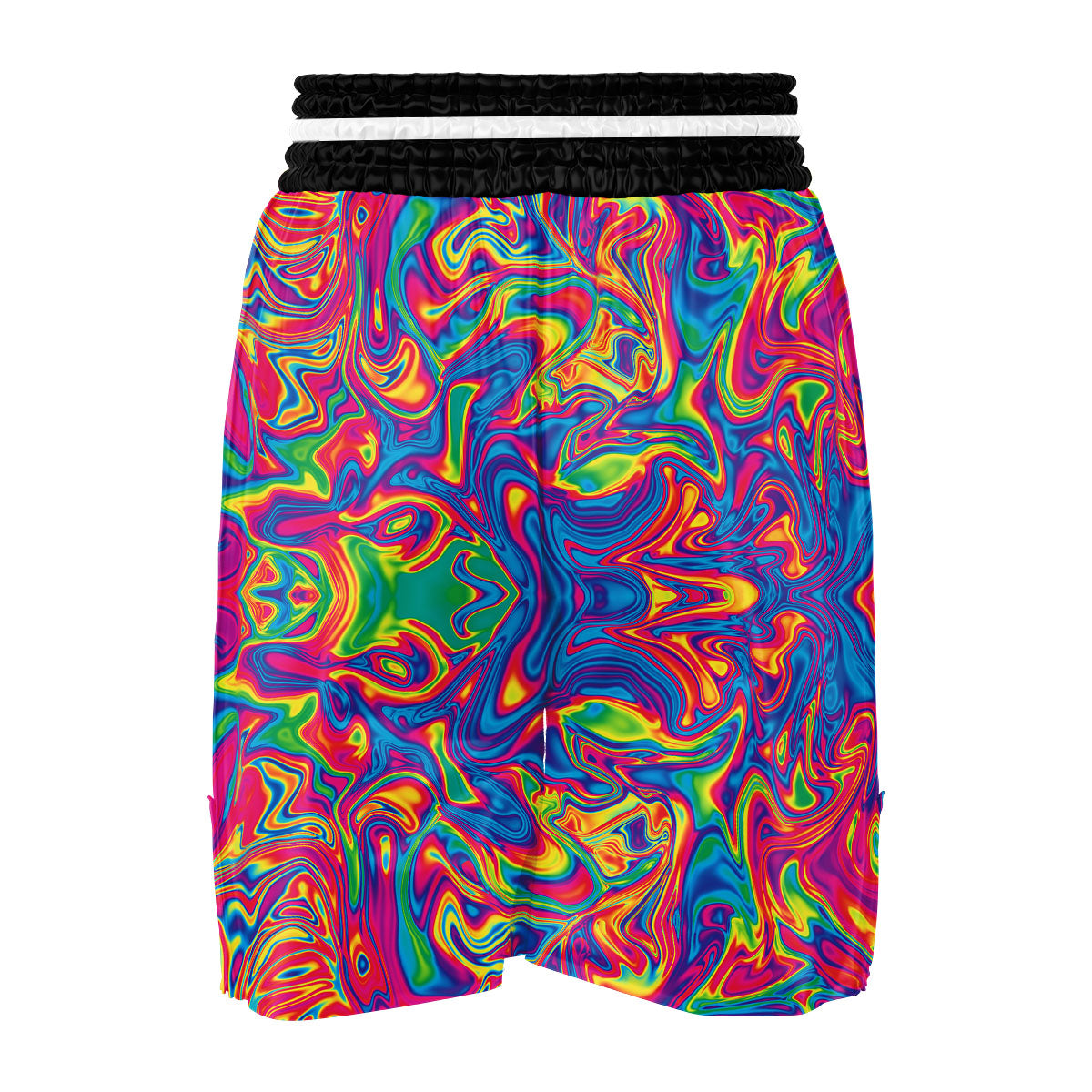 Acid Psychedelic Print Pattern Boxing Shorts-grizzshop