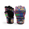Acid Psychedelic Print Pattern MMA Gloves-grizzshop