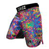 Acid Psychedelic Print Pattern MMA Shorts-grizzshop