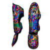 Acid Psychedelic Print Pattern Muay Thai Shin Guards-grizzshop