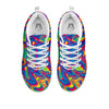 Acid Psychedelic Print Pattern White Sneaker-grizzshop