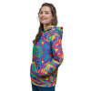 Acid Psychedelic Print Pattern Women's Hoodie-grizzshop