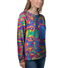 Acid Psychedelic Print Pattern Women's Sweatshirt-grizzshop