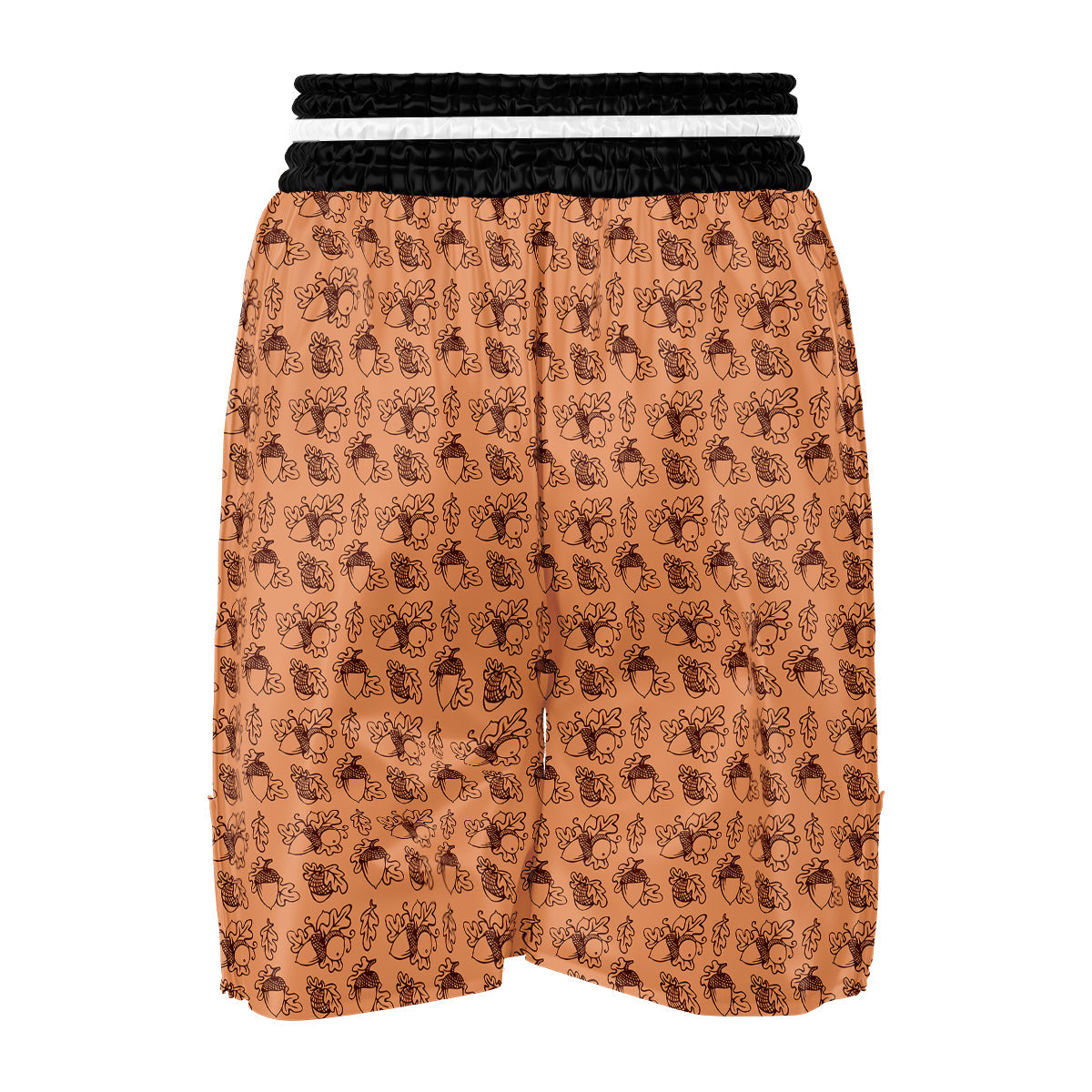 Acorn Drawing Print Pattern Boxing Shorts-grizzshop