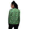 Acorn Green Print Pattern Women's Bomber Jacket-grizzshop