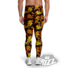 Acorn Leaf Print Pattern Men's Leggings-grizzshop