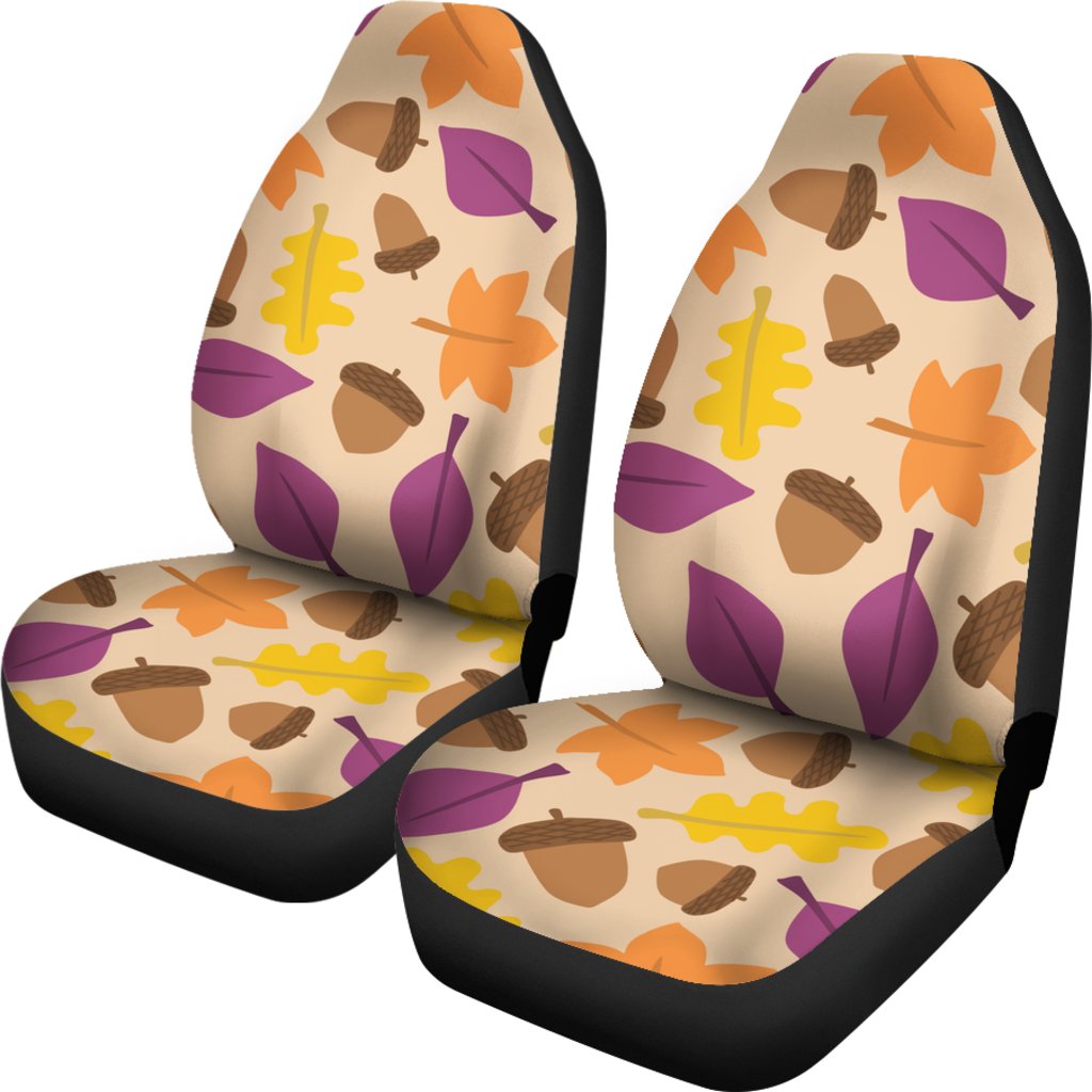Acorn Maple Leaf Universal Fit Car Seat Covers-grizzshop