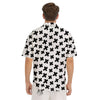 Add Sign Symbol Print Pattern Men's Short Sleeve Shirts-grizzshop