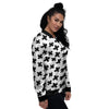 Add Sign Symbol Print Pattern Women's Bomber Jacket-grizzshop