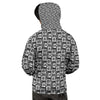 Adinkra Symbols Grey African Print Men's Hoodie-grizzshop