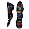 Adinkra Tribe African West Symbols Muay Thai Shin Guards-grizzshop