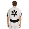 Adinkra Tribe Symbols White And Black Men's Short Sleeve Shirts-grizzshop