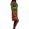 Africa Pattern Dress-grizzshop